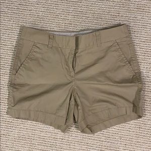 J. Crew Khaki Chino Shorts